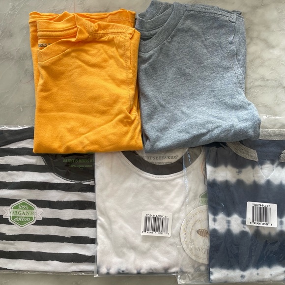 Burt's Bees Baby Other - Bundle of 5 x 3T T-shirts by Burt’s Bees Baby NWT